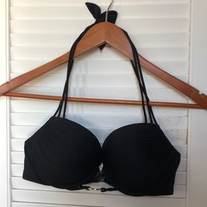 Black Victoria’s Secret Bikini Top 34C
